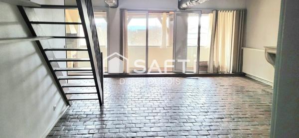 Appartement 3 pièces + mezzanine au centre ville