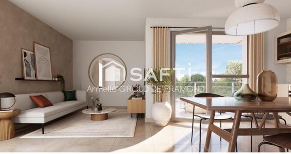 À HÉSINGUE, proche frontière Suisse, dans élégante résidence d’Exception (programme neuf, livraison 2027), Appartement Premium F4 84 m2 – Balcon – Garage - Place de Parking sous-sol - nouvelles normes RE2020