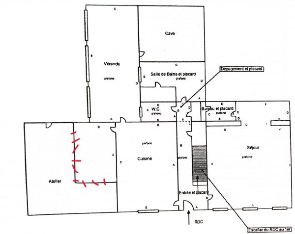 Maison bourgeoise de caractère d'environ 130 m² habitable, Huillé