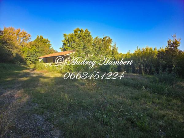EXCLUSIVITE, PIERREVERT, ensemble immobilier composé d'un ENTREPOT + TERRAIN CONSTRUCTIBLE de 4000 m²