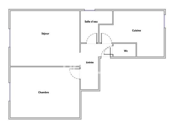 Charmant 2 pièces traversant (40m²), lumineux et au calme - Rue des Écoles