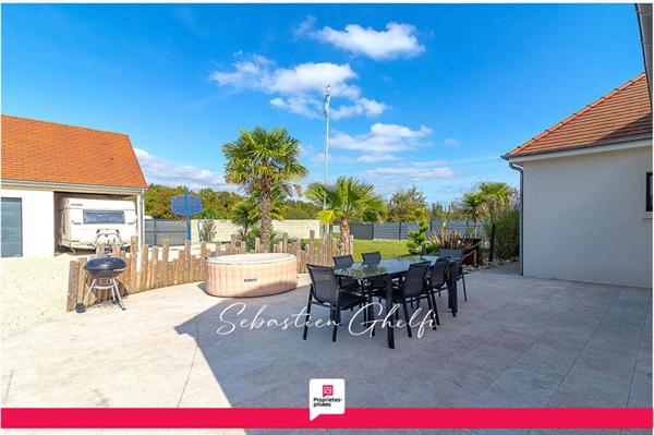 belle maison de plain-pied 3 chambres-garage-appentis-terrain de 2880 m²