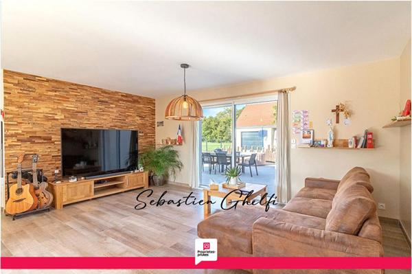 belle maison de plain-pied 3 chambres-garage-appentis-terrain de 2880 m²