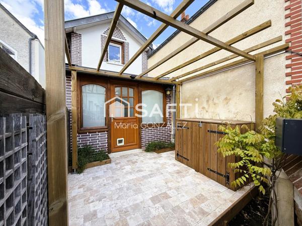 Maison 2 ch, rénovée, terrasse, tram à pied