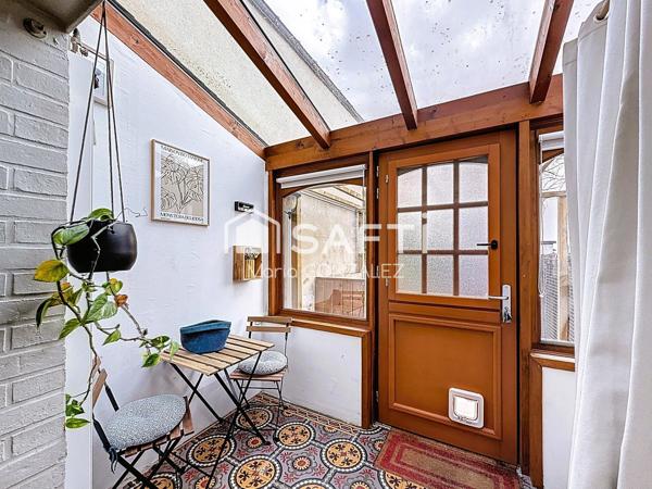 Maison 2 ch, rénovée, terrasse, tram à pied