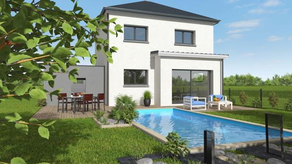 Terrain + Maison à vendre 4 pièces - 102 m²