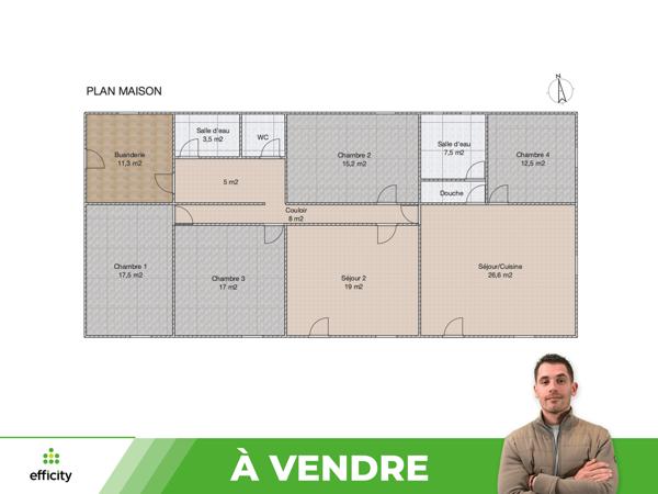 Maison 6 pièces - 145 m²