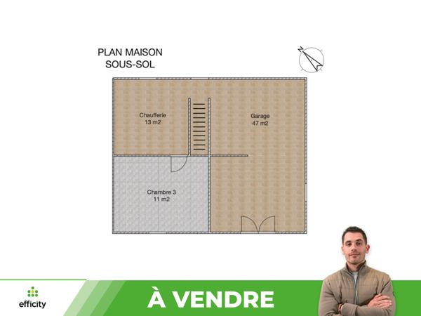 Maison 5 pièces - 65 m²