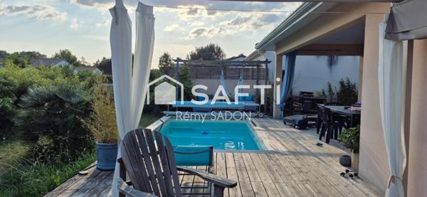 Maison contemporaine, basse consommation, au calme