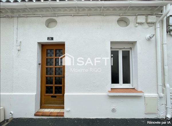 Maison de ville 2 pièces 46m² avec jardin