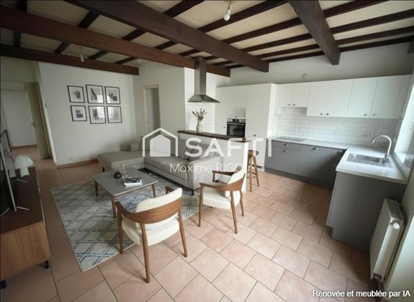 Maison de ville 2 pièces 46m² avec jardin