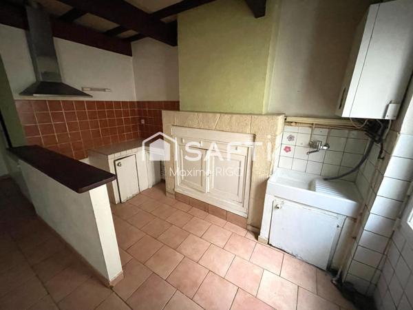 Maison de ville 2 pièces 46m² avec jardin