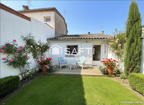 Maison de ville 2 pièces 46m² avec jardin