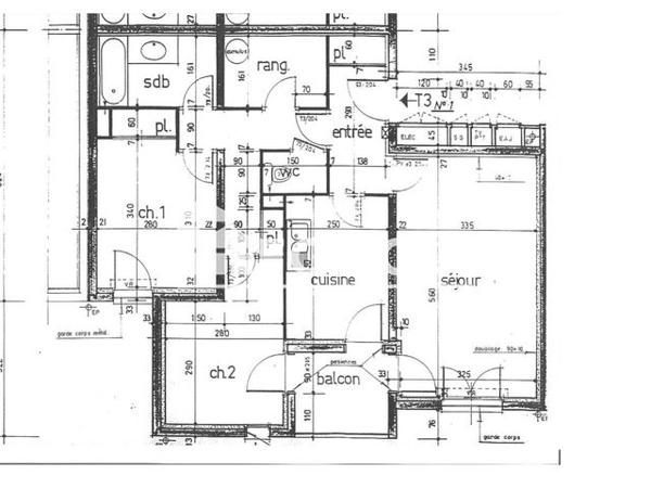 À vendre Appartement 3 pièces 68 m² - Poitiers 86000