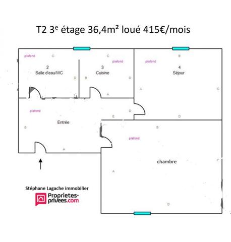 Immeuble de rapport Béthune 7 pièce(s) 157 m2