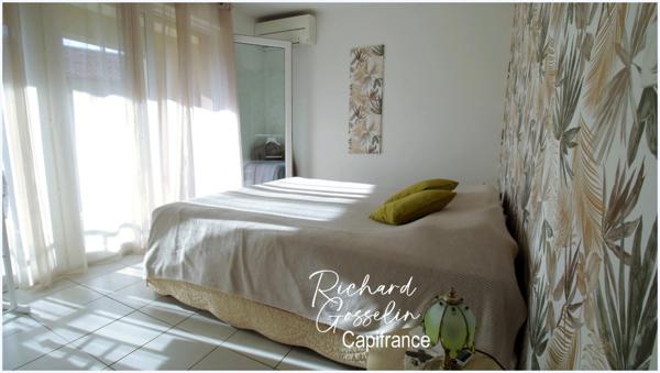 Appartement T3, lumineux, climatisé avec garage et terrasse