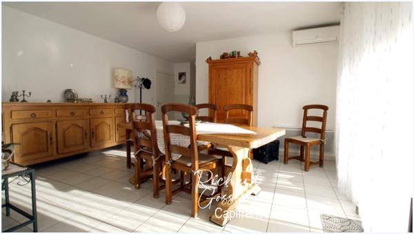 Appartement T3, lumineux, climatisé avec garage et terrasse