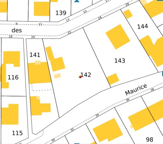 Beau terrain de 811 m² à bâtir (libre de tous constructeurs), maison de 150 m2, en R+1, avec garage, rue des Côteaux à Ormesson-sur-Marne