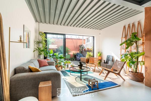Maison d’architecte avec patio et rooftop