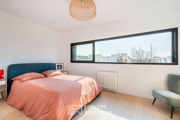Maison d’architecte avec patio et rooftop