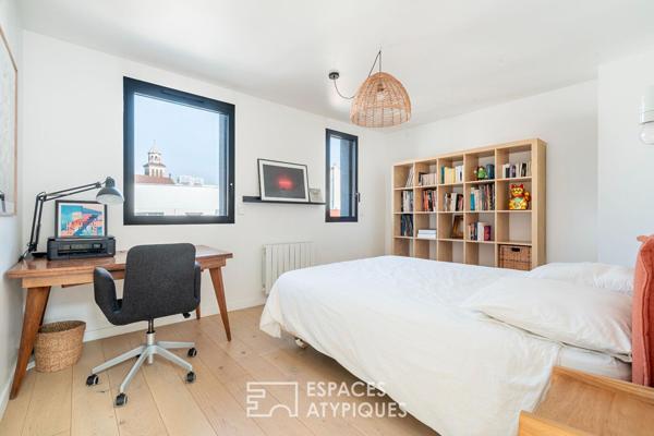 Maison d’architecte avec patio et rooftop