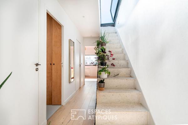 Maison d’architecte avec patio et rooftop