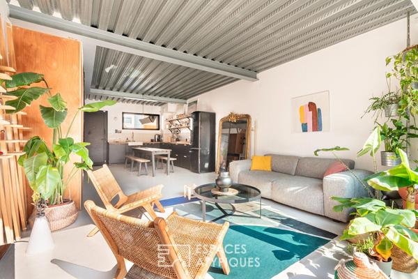 Maison d’architecte avec patio et rooftop