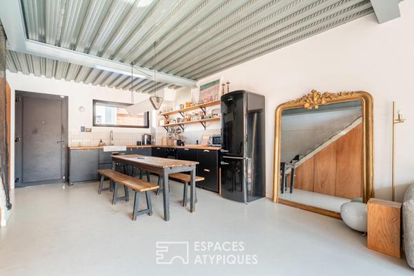 Maison d’architecte avec patio et rooftop