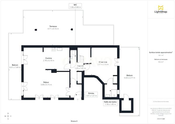 Vente Appartement 5 pièces de 125m² - 94700 Maisons-Alfort