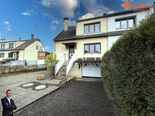 Jolie maison de 5 pièces sur 5,11 ares de terrain dans un quartier calme et résidentiel !