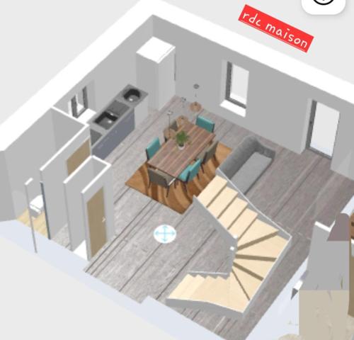 Appartement T3 en duplex à Muzillac