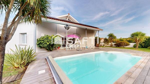 Une maison d’architecte rare à Biscarrosse, dans un environnement calme et recherché.