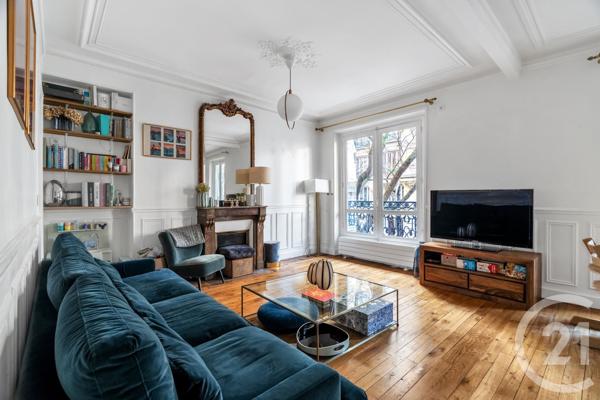 Appartement à vendre  4 pièces - 62 m2 PARIS - 75018