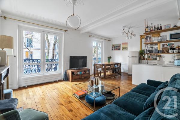 Appartement à vendre  4 pièces - 62 m2 PARIS - 75018