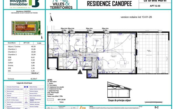 Appartement à vendre    4 pièces •  Saint-Vincent-de-Tyrosse