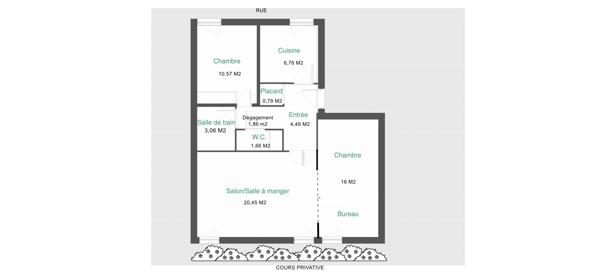 Appartement
         3 pièces
        - 65 m² Exclusivité 365 000 € *