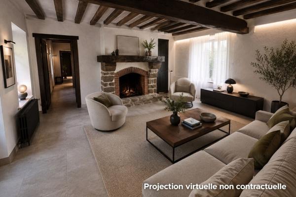 Fermette de caractère près du Mans ? Maison 201 m², dépendances et terrain de 1,1 hectare