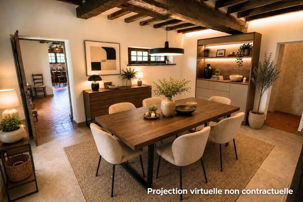 Fermette de caractère près du Mans ? Maison 201 m², dépendances et terrain de 1,1 hectare