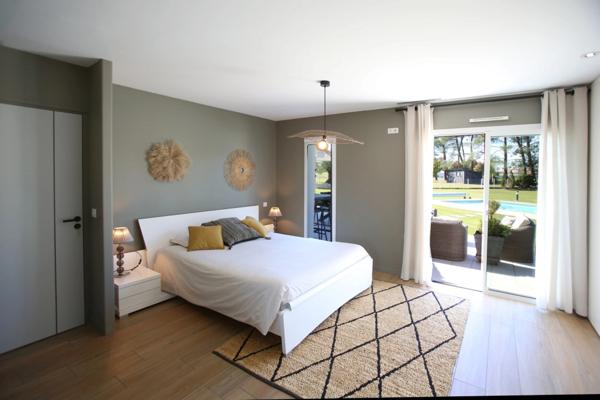 MAISON CONTEMPORAINE HAUT DE GAMME 203M2 AVEC PISCINE CHAUFFÉE ET DOUBLE GARAGE