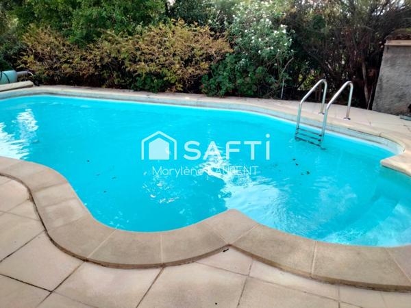 Villa indépendante 104 M2 avec garage et piscine vente en viager 1 tête