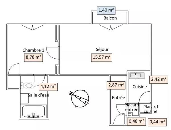 Vente Appartement 2 pièces 34 m2 à Asnières-sur-Seine