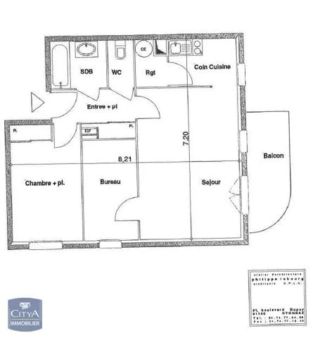 Appartement à louer 2 pièces 52.93m² Bellignat (01100)