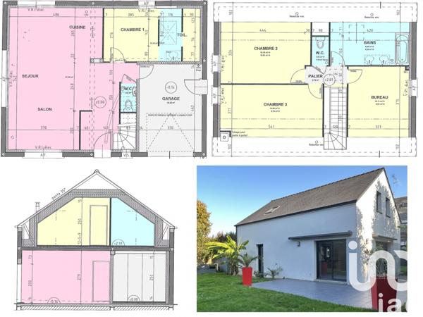 Maison à vendre 6 pièces 95 m² La Chapelle-sur-Erdre