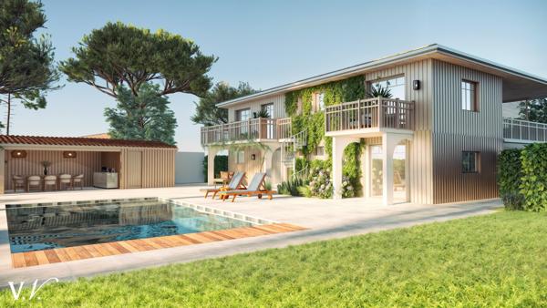 PORT DE LA VIGNE- GRANDE VILLA A RENOVER AVEC VUE