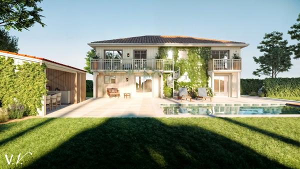 PORT DE LA VIGNE- GRANDE VILLA A RENOVER AVEC VUE