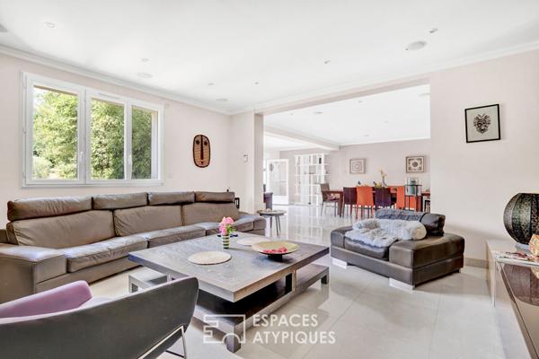 Maison d’architecte familiale aux portes de Paris