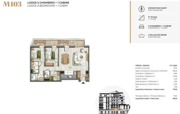 Appartement à vendre à Tignes (73320) - Savoie