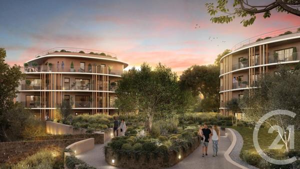 appartement à vendre  3 pièces - 59,60 m2 VALBONNE - 06