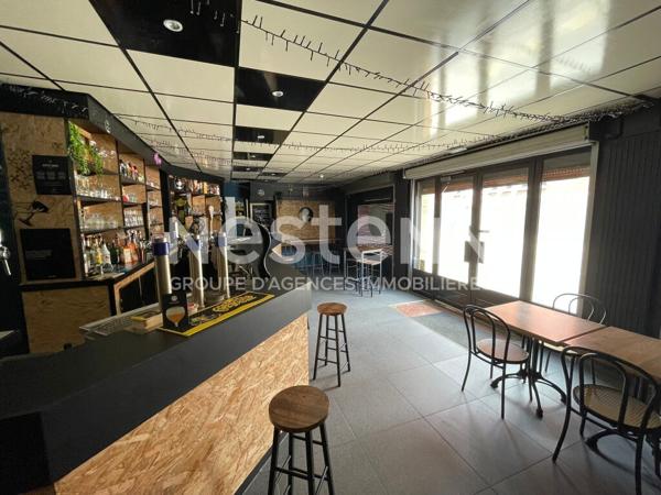 IMMEUBLE A VENDRE A TERGNIER - (02700 QUESSY) - SPECIAL INVESTISSEUR - LOCAL COMMERCIAL AU REZ DE CHAUSSEE ET LOGEMENTS A L'ETAGE