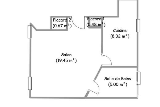 Appartement à vendre 1 pièce 34 m² Ecquevilly